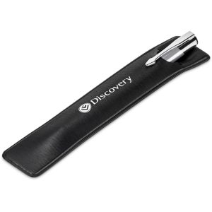 Panama Ball Pen In Pouch in Silver