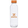 Kooshty Gladiola Glass Water Bottle - 500ml - Orange