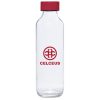 Kooshty Gladiola Glass Water Bottle - 500ml - Red