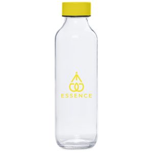 Kooshty Gladiola Glass Water Bottle - 500ml in Yellow