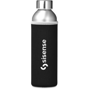 Kooshty Tosla Recycled Aluminium Water Bottle - 650ml in Black