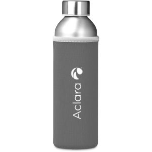 Kooshty Tosla Recycled Aluminium Water Bottle - 650ml in Grey