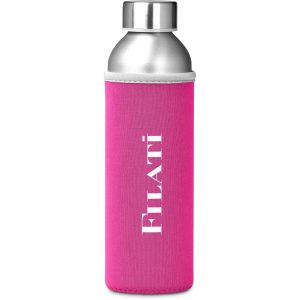 Kooshty Tosla Recycled Aluminium Water Bottle - 650ml in Pink