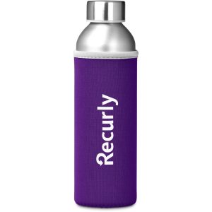 Kooshty Tosla Recycled Aluminium Water Bottle - 650ml in Purple
