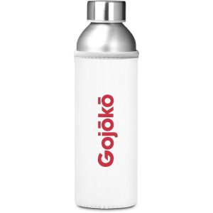 Kooshty Tosla Recycled Aluminium Water Bottle - 650ml in Solid White