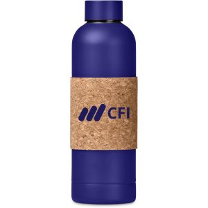 Kooshty Bermuda Kork Recycled Stainless Steel Water Bottle - 800ml in Navy