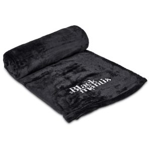 Serendipio Huron Fleece Blanket in Black
