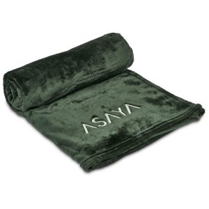 Serendipio Huron Fleece Blanket in Olive