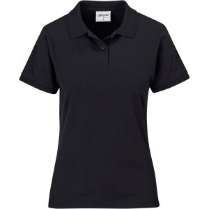 Ladies Eco Promo Golf Shirt in Black
