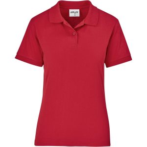 Ladies Eco Promo Golf Shirt in Red
