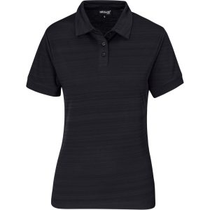 Ladies Aberdeen Golf Shirt in Black