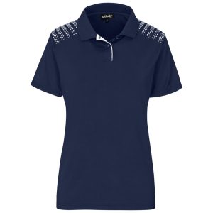 Ladies Aerogrid Golf Shirt in Navy