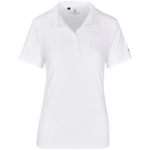 Ladies Alex Varga Skylla Golf Shirt in White