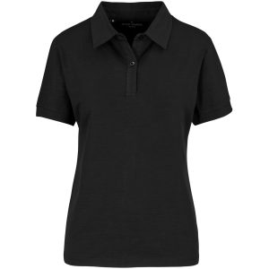 Ladies Alex Varga Constantine Golf Shirt in Black