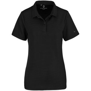 Ladies Alex Varga Xenia Golf Shirt in Black