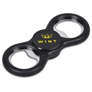Altitude Whirly Spinner Bottle Opener in Black