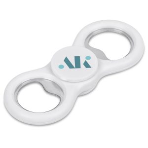 Altitude Whirly Spinner Bottle Opener in Solid White