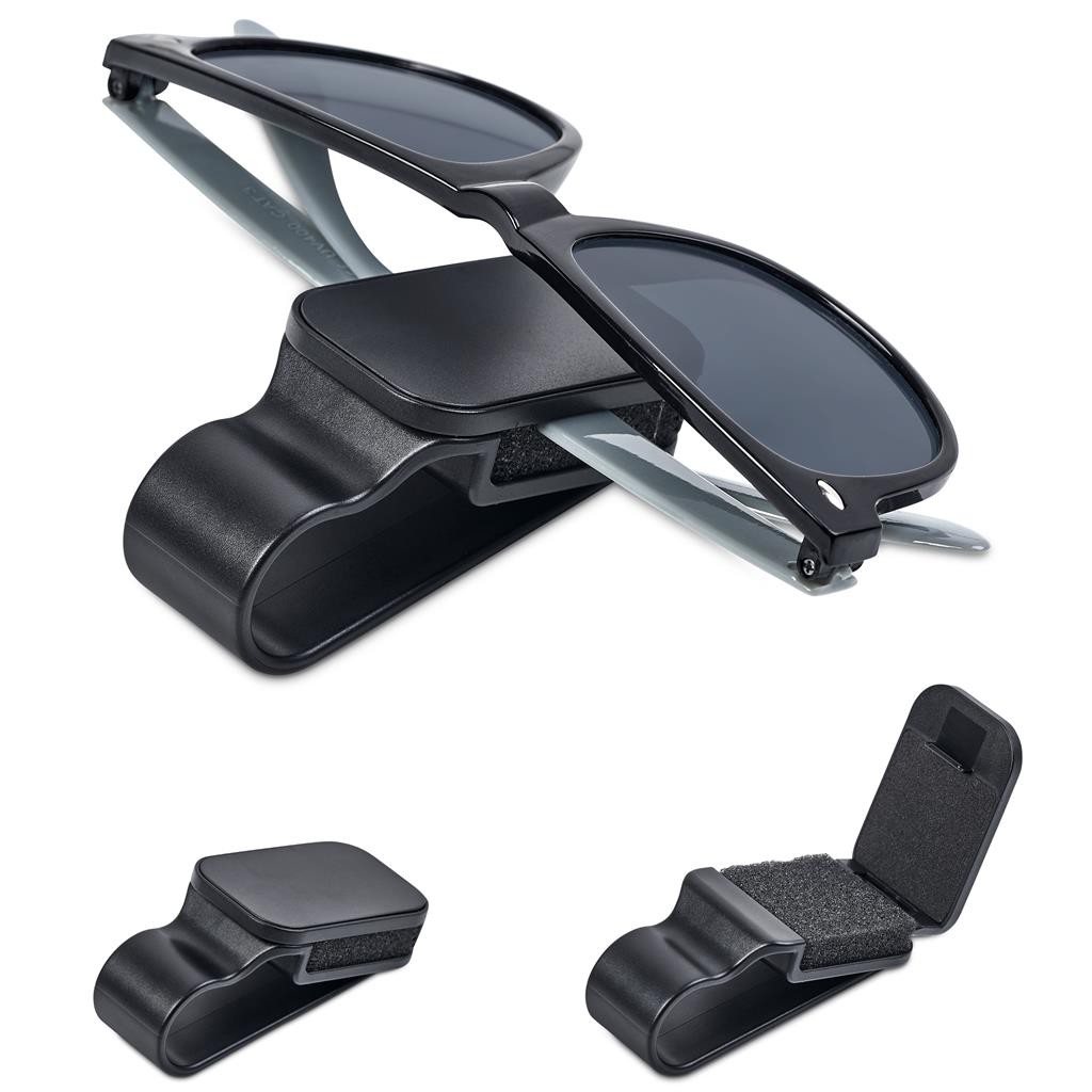 Altitude Glare Car Visor Sunglasses Holder β Black