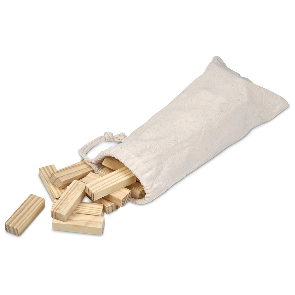 Altitude Tumble Wooden Block Tower Game β Natural
