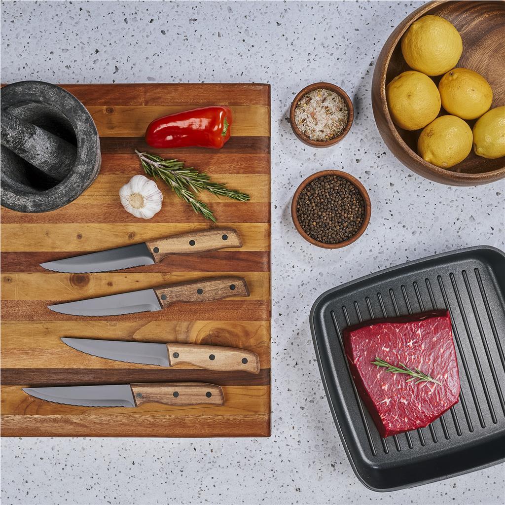 Andy Cartwright Ermelo Steak Knife Set – Black