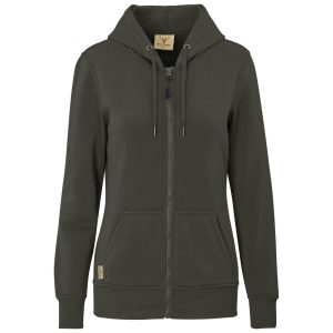 Ladies Rift Hooded Sweater in Olive