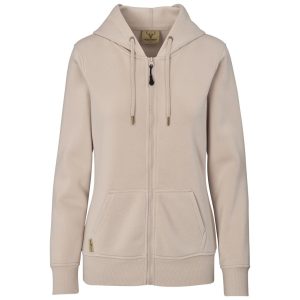 Ladies Rift Hooded Sweater in Stone