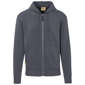 Mens Rift Hooded Sweater in Charcoal
