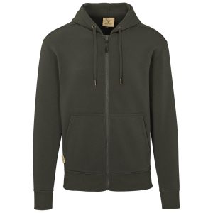 Mens Rift Hooded Sweater in Olive