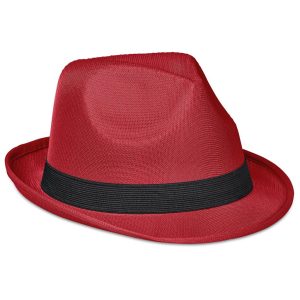 Jackson Fedora Hat in Red