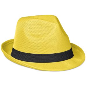 Jackson Fedora Hat in Yellow