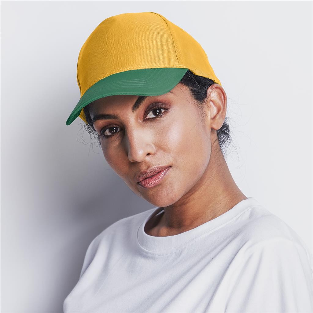 Fanflare Cap - 5 Panel – Yellow