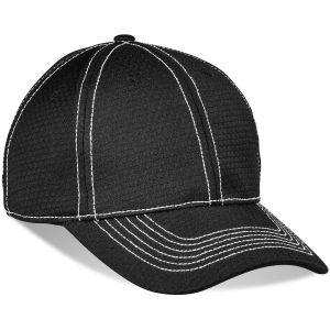 Augusta Fitted Cap - 6 Panel in Black