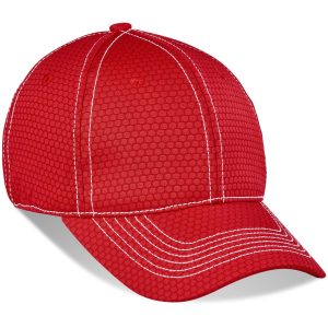 Augusta Fitted Cap - 6 Panel in Red
