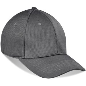 Ace Fitted Cap - 6 Panel in Grey