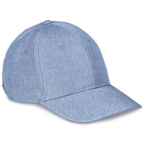 Austin Linen Cap - 6 Panel in Light Blue