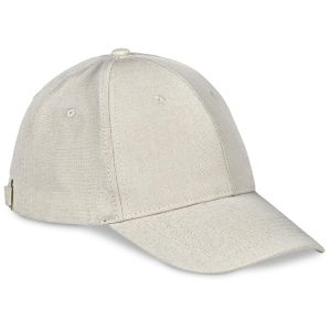 Austin Linen Cap - 6 Panel in Stone