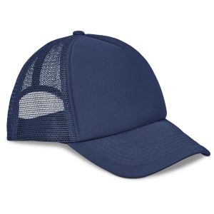 Vibe Foam Trucker Cap - 5 Panel in Navy