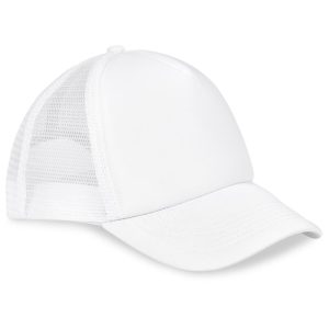 Vibe Foam Trucker Cap - 5 Panel in White