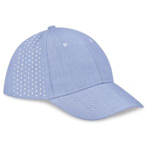 Fusion Laser Cap - 6 Panel in Blue