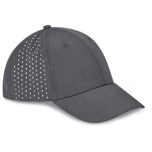 Fusion Laser Cap - 6 Panel in Charcoal