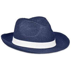 Bruno Fedora Hat in Navy