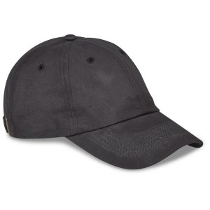 Urban Terrain Sondela Oilskin Cap - 6 Panel in Charcoal