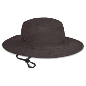 Urban Terrain Somabula Oilskin Hat in Brown