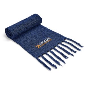New Hampshire Melange Scarf in Blue