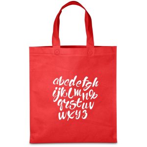 Altitude Budget Non-Woven Shopper in Red