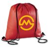 Altitude Whitefield Non-Woven Drawstring Bag - Red