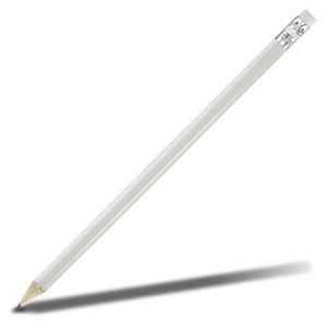 Altitude Basix Wooden Pencil in Solid White