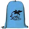 Altitude Daily 190T Drawstring Bag - Cyan