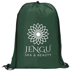 Altitude Daily 190T Drawstring Bag in Dark Green