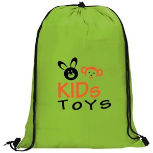 Altitude Daily 190T Drawstring Bag in Lime
